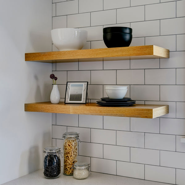 Solid wooden shelf 